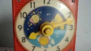 FisherPrice teaching clock [upl. by Nonnag]