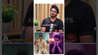 விஜய் ஒரு ஆண் ஆதிக்கம் உள்ளவர்  Arunodhayan Interview on GOAT Audio Launch shorts [upl. by Maryrose]