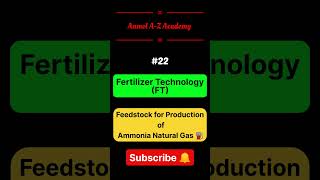 Feedstock for Production of Ammonia Natural Gas 😍👍shorts fertilizertechnology education trending [upl. by Miehar233]