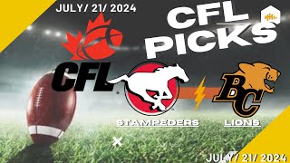 CFL Week 7 Expert Picks amp Winners Grey Cup Playoff Predictions CFL predictions 72124 [upl. by Knowling428]