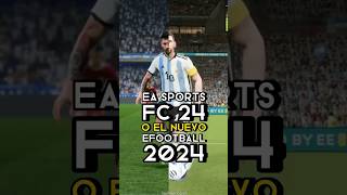 EA SPORTS FC 24 vs EFOOTBALL 24 ¿CUÁL TIENE MEJORES GRÁFICOS FIFA VS PES 🥹 EAFC24 [upl. by Ocin]