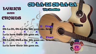 OBLADI OBLADA  The Beatles  Lyrics with chords by Chuck [upl. by Shuping]