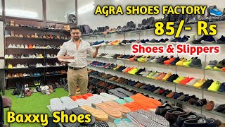 Baxxy Shoes 85 ₹ 🔥  Agra के Shoes Manufacturer  BiG WAREHOUSE Of Shoes  Shoes Wholesale Market [upl. by Ilhsa]