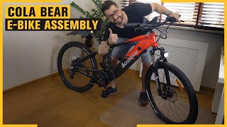 The BEST Mountain Bike 750W Mid Drive  Accolmile Cola Bear  Unbox and Assembly [upl. by Pius]