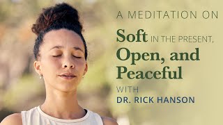 Meditation Soft in the Present Open and Peaceful with Rick Hanson [upl. by Ardnuahs]