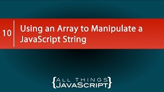 Using split to Manipulate a JavaScript String [upl. by Chantalle]