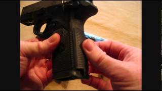 Changing the backstrap FNP45 FNP9 amp MampP9c pistols [upl. by Atiluj365]