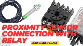 proximity sensor connection with 8 pin relay Sensor ky conection kasiy krty hy [upl. by Coussoule504]