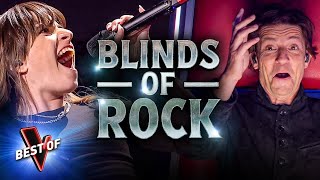 Breathtaking ROCK Blind Auditions on The Voice 🤘 [upl. by Nnawaj]