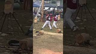 Wood Chop Kilcoy Show 2024 [upl. by Danyluk]