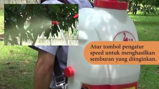 Cara penggunaan amp perawatan Hand Sprayer Elektrik Merek SWAN F16 [upl. by Landbert497]