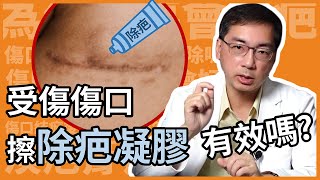 受傷後擦除疤凝膠有效嗎？要選凝膠型還是貼片型呢？皮膚科林政賢醫師教你如何挑選合適的除疤膏！ [upl. by Enirroc173]