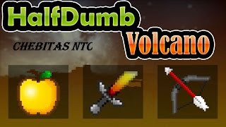 HalfDumb Volcano OrangePack  Minecraft Texture Pack [upl. by Yelbmik]