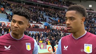 quotThats for me Surelyquot 😂 Tyrone Mings jokes as Ollie Watkins collects a worthy POTM award [upl. by Cheria]