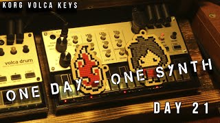 One Day One Synth Day 21 Korg Volca Keys [upl. by Onahpets]