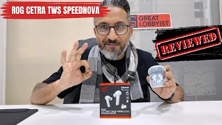 ROG CETRA SpeedNova  Bluetooth and 24 Ghz Earbuds [upl. by Val720]