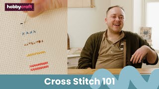 Cross Stitch for Beginners  Get Started in Cross Stitch  Hobbycraft [upl. by Aima809]