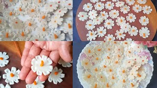 Easy nokshi Pithaশিউলি ফুল নকশী পিঠা new pitha design [upl. by Limay492]