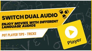 How to Switch Dual Audio in Potplayer  Potplayer Dual Audio Change [upl. by Hecker]