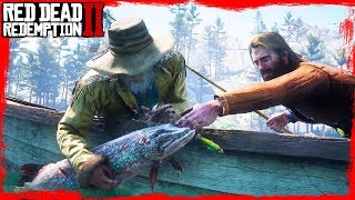 RDR2 Fishing legendary Fish with Hamish  Legendary Northern Pike Gameplay [upl. by Hana]