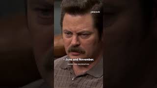 This is Rons worst nightmare ParksAndRec NickOfferman AmyPoehler AubreyPlaza Shorts [upl. by Irrej751]