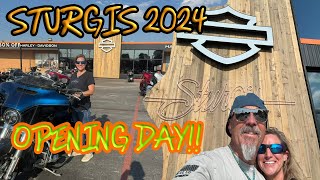 🚨🔥🇺🇸 STURGIS 2024 OPENING DAY sturgisrally baggerzlife [upl. by Thorny]