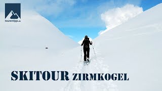 Skitour Zirmkogel  Kitzbüheler Alpen  tourentippcom [upl. by Danielson]