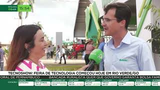 Tecnoshow feira de tecnologia começou hoje em Rio Verde Goiás [upl. by Dehnel982]