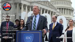 Rep Frank Pallone “We need to move full force and quickly towards protecting Armeniaquot [upl. by Ateloiv]