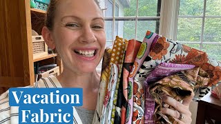 Vacation Fabric Haul From Maine [upl. by Hedwiga]