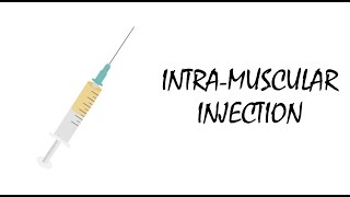 Procedure for intramuscular injection  intra gluteal injection [upl. by Hindorff]