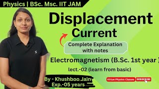 Displacement Current  lect02  electromagnetism physics electromagnetism [upl. by Tacita132]