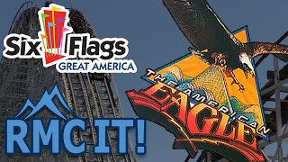 Dear Six Flags Great America RMC American Eagle [upl. by Liek]