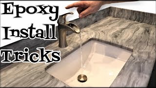 How to Build and Install Epoxy Kitchen Countertops On Site  Stone Coat Epoxy [upl. by Noxaj898]