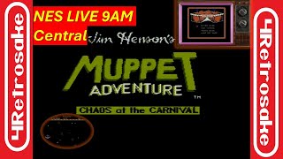 19 Muppet Adventure quotChaos at the Carnivalquot  Playing From my 600 PLUS NES Collection [upl. by Gladys882]