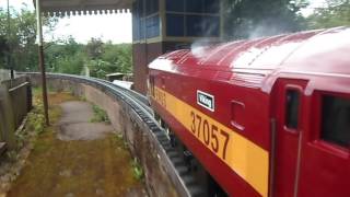 5quot gauge Class 37 running around Kinver amp West Midlands Society of Model Engineers Track  Part 2 [upl. by Dalohcin]