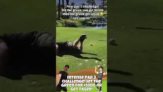 Intense Par 3 Challenge Hit the Green for 1000 or Get Tased [upl. by Sammy]