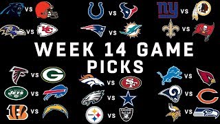 Week 14 NFL Game Picks  NFL [upl. by Jacquet]