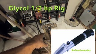 HVAC Propylene Glycol Test  Snowmelt Pump Fill Rig [upl. by Irbmac]