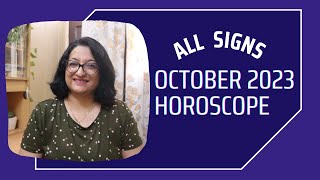 October 2023 Horoscope for All Signs  Monthly Tarot Reading [upl. by Bromley17]