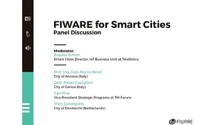 FIWARE SUMMIT16  Smart Cities panel [upl. by Francois25]