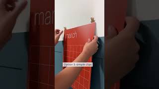 5 Ways to Hang Our Calendars [upl. by Wilmott]