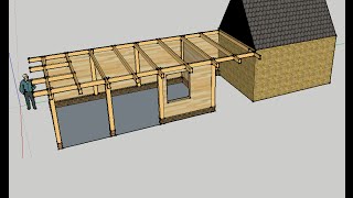 Ik bouw mijn tuinhuis zelf  DIY garden house  Gartenhaus selber bauen  Overkapping bouwen [upl. by Avner]