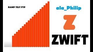 RAMP TEST FTP na platformie ZWIFT  SEZON ZIMOWY ROZPOCZĘTY [upl. by Yelha]