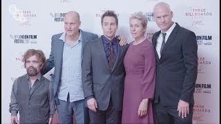 THREE BILLBOARDS OUTSIDE EBBING MISSOURI Closing Night Gala  BFI London Film Festival 2017 [upl. by Emawk]