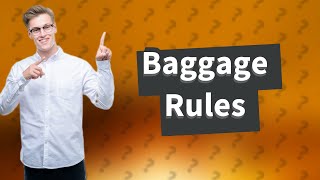 How many checked bags are allowed on international flights [upl. by Esiocnarf]