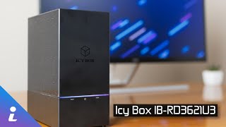 Raid1 olcsón Icy Box IBRD3621U3 bemutat a többieknek [upl. by Onek701]