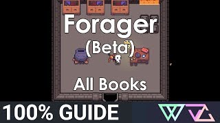 Forager Beta  100 Guide All Books Recipe Ingredients Materials [upl. by Lambertson]