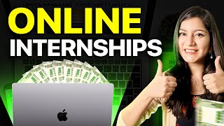 Best Online Internships with FREE Certificate ➤ Work From Home 🏠 [upl. by Nodnelg]