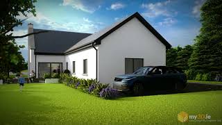 3D Exteriors of Limerick House  my3Die Architectural Visualisation Ireland [upl. by Annamaria]